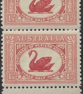 Centenary Of WA, Australia 1929, 1½d, SG 116 - 6a
