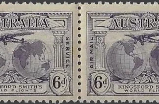 Sir Kingsford Smith, Australia 1931, 6d, SG 123a