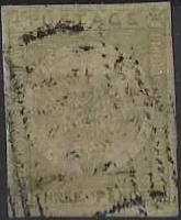Sydney View, New South Wales 1850, 3d, SG 42