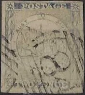 Sydney View, New South Wales 1850 - 51, 2d, SG 34