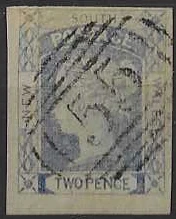 Queen Victoria, New South Wales 1851, 2d, SG 51