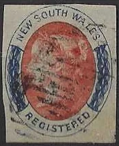 Queen Victoria, New South Wales 1856, 6d, SG 103(6d)