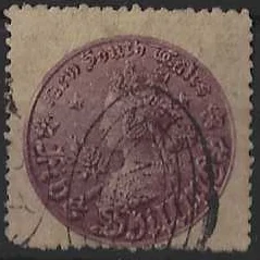 Queen Victoria, New South Wales 1861, 5/-, SG 174