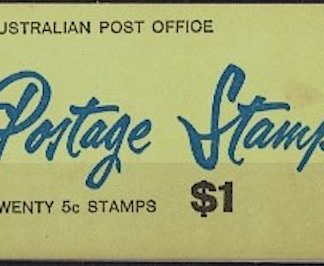 Australia 1967 $1 Booklet of 5c Stamps on 4c Queen Elizabeth II BW B120 cfu Cat $120 Wax Interleaved