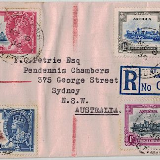 Antigua 1935 1d to 1/- Silver Jubilee SG 91 - 94