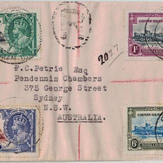 Cayman Islands 1935 ½d to 1/- Silver Jubilee SG 108 - 111