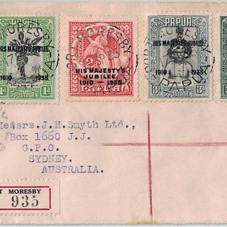 Papua 1935 1d to 5d Silver Jubilee SG 150 - 153