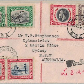 South West Africa 1935 ½d to 2d Silver Jubilee SG 74 - 75, 88 - 89