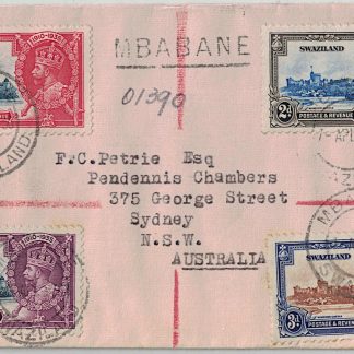 Swaziland 1935 1d to 6d Silver Jubilee SG 21 - 24